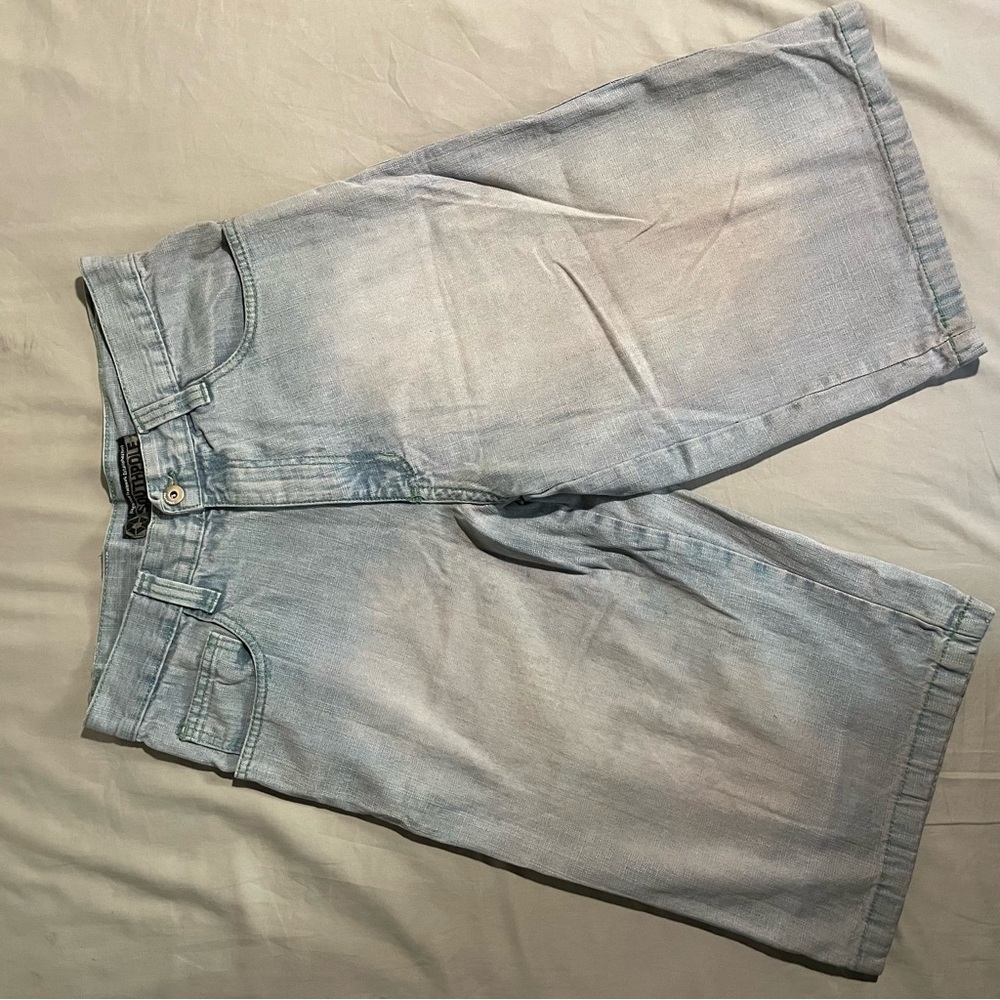 Men's Light Blue Denim Shorts